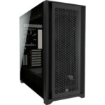 Corsair 5000D AirFlow Tempered Glass Mid-Tower ATX Case -  Black