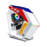 Xigmatek X Battleship  Mid-Tower PC Case - Gundam White  Edition - Image 3