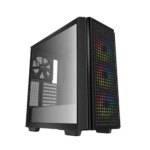 DeepCool CG540 RGB Mid-Tower Case Tempered Glass - Black | R-CG540-BKAGE4-G-1 - Image 5