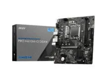 Msi PRO H610M-G DDR4 LGA 1700 Intel M-ATX Motherboard