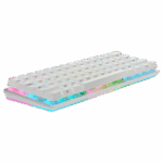 Corsair K70 PRO MINI WIRELESS 60% Mechanical CHERRY MX Speed Switch Keyboard with RGB Backlighting - White - Image 2