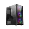 Xigmatek NYX M-ATX Gaming PC Case - 3 ARGB FANS