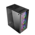 Xigmatek NYX  M-ATX Gaming  PC Case  - 3 ARGB FANS - Image 3