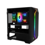 Xigmatek Gemini II Mid Tower Gaming PC Case - 3 RGB FANS - Image 6