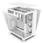 NZXT H9 Flow PC Case Mid Tower  -  White - Image 5