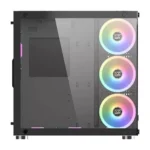 Xigmatek Aquarius Plus  RGB Mid-Tower Gaming Case - Black - Image 4