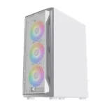 Xigmatek Gaming X Arctic Mid Tower PC Case - 4 ARGB FANS - Image 4