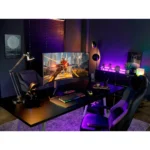 LG 45'' UltraGear WQHD OLED Curved Monitor, 240Hz Refresh Rate, 0.03ms Response Time, 21:9 Aspect Ratio, 1.07B Color Depth, 178º Viewing Angle, HDR 10, Black | 45GR95QE-B - Image 2