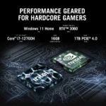 ASUS ROG Zephyrus M16 GU603ZM-K8027W Gaming Laptop | Intel Core i7-12700H |16GB RAM DDR5|  RTX 3060 6GB  |1TB SSD | 16.0" WQXGA 165 Hz | GU603ZM-K8027W - Image 10