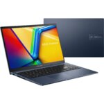 ASUS Vivobook 15 Touch   [ Intel  CORE i5 12th GEN , 8 GB RAM DDR4 , 512 GB SSD M.2 NVMe , 15.6"FHD  TOUCH  , Wireless, Bluetooth, Camera, Windows 11 Home, Eng-Arabic Keyboard, Blue Color, 2 Years Asus Warranty]X1502ZA-E8244W-BLUE
