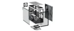 HYTE Y40 Premium PC Case - Black/White - Image 3