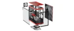 HYTE Y40 Premium PC Case - Black/Red - Image 2