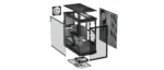 HYTE Y40 Premium PC Case - Black/White - Image 2