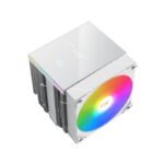 Xigmatek AK6 Digital Dual Tower CPU Cooler (ARGB, 240W TDP) - White - Image 3