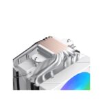Xigmatek AK6 Digital Dual Tower CPU Cooler (ARGB, 240W TDP) - White - Image 5
