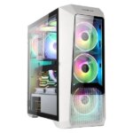 Abkoncore H300G 4 FANS  Mid-tower PC  Case - White - Image 9