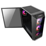 Abkoncore H300G  Sync 4 ARGB FANS  Mid-tower PC  Case - Black - Image 8