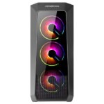Abkoncore H300G  Sync 4 ARGB FANS  Mid-tower PC  Case - Black - Image 7