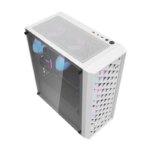 Dark Flash DK351 ATX PC Case  4RGB FANS - White - Image 5