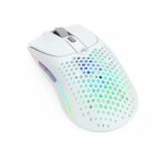 Glorious Model O 2 RGB Wireless  Optical Gaming Mouse - Matte White - Image 4
