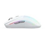 Glorious Model O 2 RGB Wireless  Optical Gaming Mouse - Matte White - Image 3