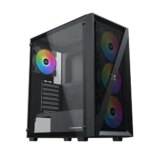 Xigmatek Blade RGB Mid Tower PC Case  -Tempered  Glass- Mesh Front Panel - 4 FANS | EN40887 - Image 2