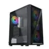 Xigmatek Blade Mid Tower PC Case , 4 FANS RGB- Black