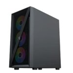 Xigmatek Blade RGB Mid Tower PC Case  -Tempered  Glass- Mesh Front Panel - 4 FANS | EN40887 - Image 5