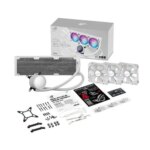 Asus ROG RYUO III 360 ARGB AIO CPU Liquid Cooler (White) - Image 2