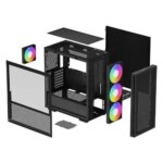 DeepCool CH560 ARGB Mid-Tower ATX Gaming Case - Black  - Image 7