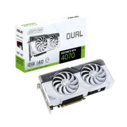 Nvidia GeForce RTX 4070 12 ГБ — ASUS DUAL White Edition