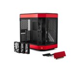 HYTE Y60 Premium Mid Tower PC Case - Black and Red - Image 5