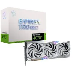 Nvidia GeForce RTX 4070 TI 12 ГБ — MSI Gaming TRIO X (белый)