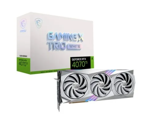 Nvidia GeForce RTX 4070 TI 12 GB - MSI Gaming TRIO X (White)
