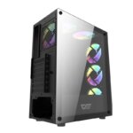 Dark Flash DK150 ATX PC Case  4RGB FANS - Black - Image 2