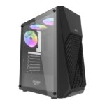 Dark Flash DK150 ATX PC Case  4RGB FANS - Black - Image 6
