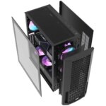 Dark Flash DF2100 ATX PC Case  4RGB FANS - Black - Image 5