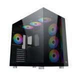 Xigmatek Aqua Ultra Dual Chamber RGB Mid-Tower Gaming Case - Black | EN40672 - Image 7