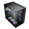 Xigmatek Aqua Ultra Dual Chamber RGB Mid-Tower Gaming Case - Black | EN40672