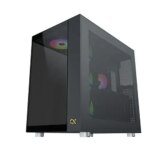 Xigmatek Aqua Ultra Dual Chamber RGB Mid-Tower Gaming Case - Black | EN40672 - Image 2