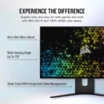 CORSAIR XENEON 27" OLED QHD Gaming Monitor, 240Hz / 0.03ms, HDR with 1000nit Peak Brightness, NVIDIA G-Sync, 1.07B (10-bit RGB) Colors, HDMI 2.1 / DP1.4, Type-C DP Alt, Black | CM-9030002-PE - Image 6