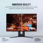CORSAIR XENEON 27" OLED QHD Gaming Monitor, 240Hz / 0.03ms, HDR with 1000nit Peak Brightness, NVIDIA G-Sync, 1.07B (10-bit RGB) Colors, HDMI 2.1 / DP1.4, Type-C DP Alt, Black | CM-9030002-PE - Image 7