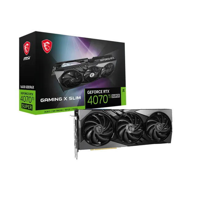 1 Nvidia GeForce RTX 4070 TI Super 16 GB | MSI Gaming X SLIM