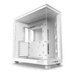 NZXT H6 Flow Dual Chamber PC Case - White