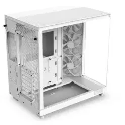 NZXT H6 Flow Dual Chamber PC Case - White