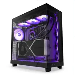 NZXT H6 Flow Dual Chamber PC Case - Black RGB