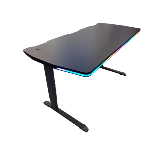 Tortox GD600 1.6m RGB Black Gaming Desk