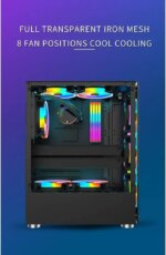 WJ Coolman Infinity 4 RGB Fans Mid-Tower Gaming PC Case - Image 7