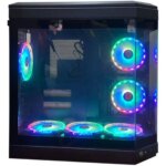 WJ Coolman Y40 6 RGB Fans Mid-Tower Gaming PC Case
