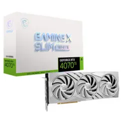 Nvidia GeForce RTX 4070 TI 12 GB | MSI Gaming X SLIM White